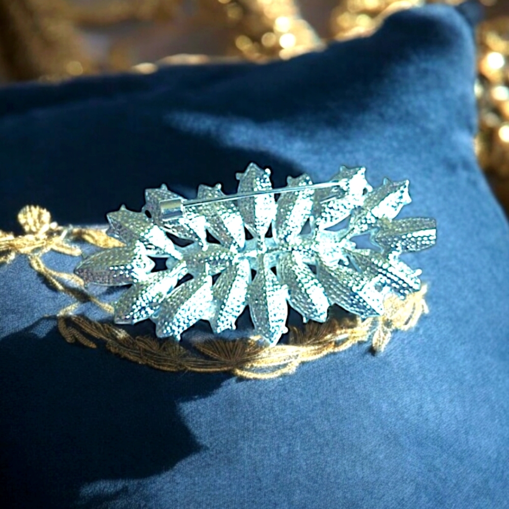 Nevette Rhinestone Statement Brooch - Picture 3 of 3